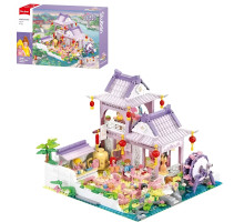 Конструктор Sluban Girl's Dream Китайський ресторан 29.8 см, на 981 деталь (M38-B1078)