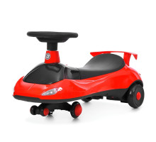 Дитячий електричний бібікар M6363-3, червоний, мотор 25W, 6V 4AH, Bluetooth, музика, світло