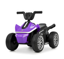 Дитячий електроквадроцикл Bambi Racer M 6362E-9, фіолетовий, 2 мотори 35W, 6V 4,5AH, Bluetooth, колеса EVA, світло