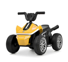Дитячий електроквадроцикл Bambi Racer M 6362E-6, жовтий, 2 мотори 35W, 6V 4,5AH, Bluetooth, колеса EVA, світло