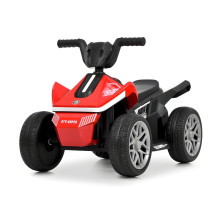 Дитячий електроквадроцикл Bambi Racer M 6362E-3, червоний, 2 мотори 35W, 6V 4,5AH, Bluetooth, колеса EVA, світло