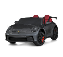 Електромобіль дитячий двомісний Porsche M 6111(MP4) 24V, 2 мотори 320W, колеса EVA, сидіння екошкіра, MP4, Bluetooth, пульт 2.4G