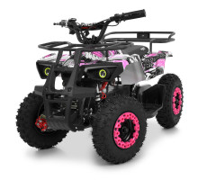 Квадроцикл електричний Profi HB-ATV1000AS-8 1000W, 36V12AH, до 25 км/год, 3 швидкості, дискові гальма, рожевий