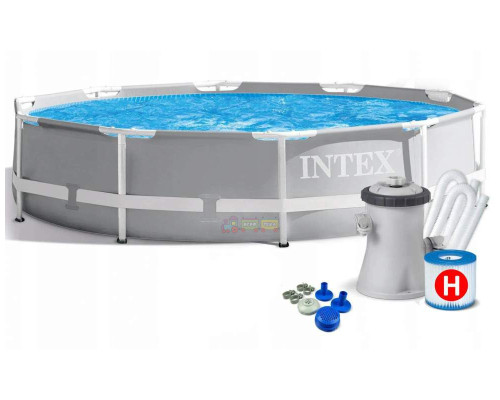 Круглий каркасний басейн Intex 26702 NP. Розміром 305x76см, об'єм 4485л, від 6 років