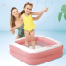 Надувний дитячий басейн Inext 57100 NP 85x85x23, 60л, від 1 року. Рожевий