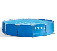 Круглий каркасний басейн Intex 28210. Розміром 366x76см, об'єм 6503л, від 6 років