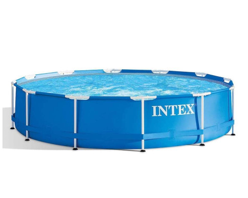Круглий каркасний басейн Intex 28210. Розміром 366x76см, об'єм 6503л, від 6 років