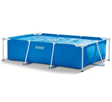 Прямокутний каркасний басейн Intex 28271 NP. Розміром 260x160x65см, об'єм 2300л, від 6 років