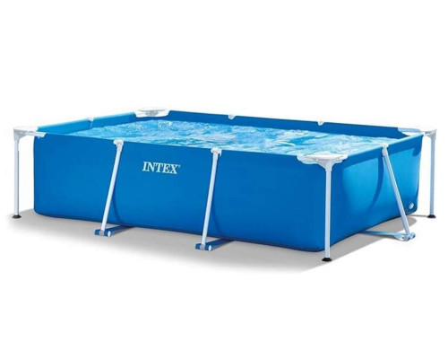 Прямокутний каркасний басейн Intex 28271 NP. Розміром 260x160x65см, об'єм 2300л, від 6 років