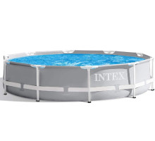Круглий каркасний басейн Intex 26700 NP. Розміром 305x76см, об'єм 4485л, від 6 років