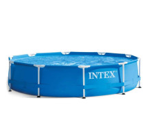 Круглий каркасний басейн Intex 28200 NP. Розміром 305x76см, об'єм 4485л, від 6 років
