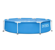 Круглий каркасний басейн Intex 28205 NP. Розміром 244x51см, об'єм 1828л