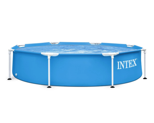 Круглий каркасний басейн Intex 28205 NP. Розміром 244x51см, об'єм 1828л