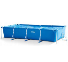 Прямокутний каркасний басейн Intex 28273 NP. Розміром 450x220x84см, об'єм 7127л, від 6 років