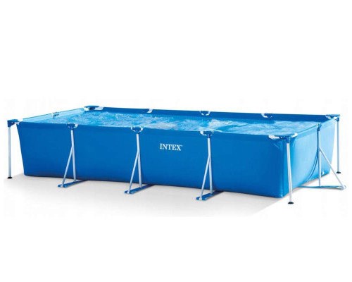 Прямокутний каркасний басейн Intex 28273 NP. Розміром 450x220x84см, об'єм 7127л, від 6 років