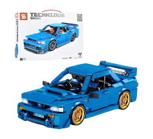 Конструктор машини Nissan GTR34 833 деталі. Інерційний механізм, 25,5 см (8405)