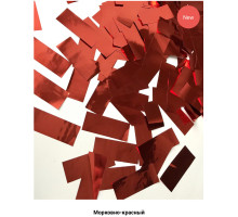 Конфетті-Метафан Морквяно-Червоний, Конфетті для декору (100 грам)