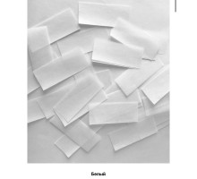 Конфетті Тишею Біле, Конфетті для декору, Конфетті для Гармати (1 кг)