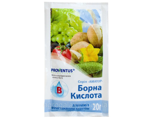 Регулятор роста Борная кислота 20 г
