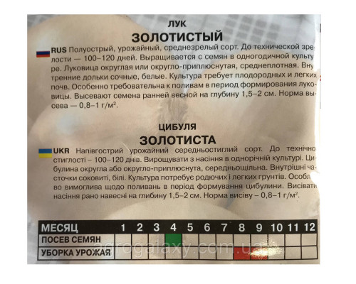 Семена лука Золотистый 10 г