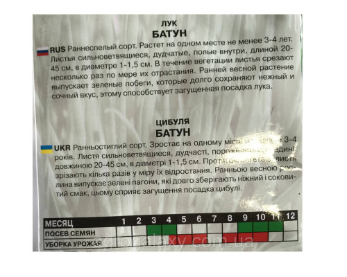 Семена лука Батун 10 г
