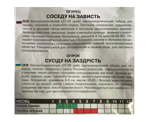 Семена огурца Соседу на зависть 5 г