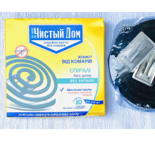 Спирали от комаров 10 шт ТМ «ЧИСТЫЙ ДОМ»