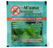 Таблетки ароматизированые Global от моли, мята, 10 таблеток