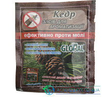 Таблетки ароматизированые Global от моли, Кедр, 10 таблеток