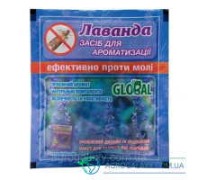 Таблетки ароматизированые Global от моли, Лаванда, 10 таблеток