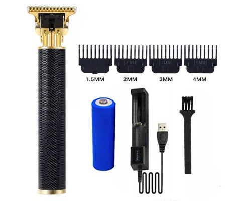Акумуляторний триммер для бороди та стрижки волосся. Professional Hair Clipper WS-T997 Black