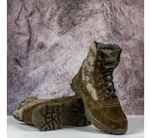 Зимові тактичні берці Nato Койот, Черевики з натуральної шкіри