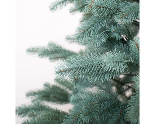 Новорічна штучна ялинка Кавовівська 2.1 метра. Зелена ялинка Siga Group на підставці 2.1