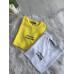 Стильна футболка в стилі oversize з приспущеним рукавом