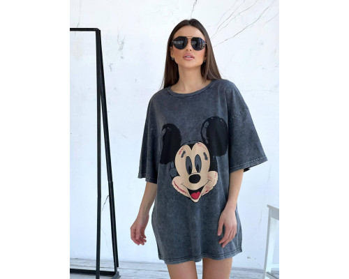 Футболка в стилі oversize. Жіноча футболка Трикотаж