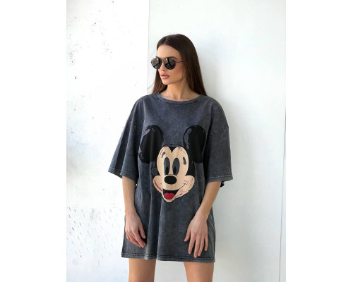 Футболка в стилі oversize. Жіноча футболка Трикотаж