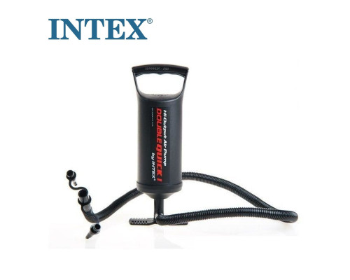 Ручний насос Intex 29 см + 3 насадки (68612)