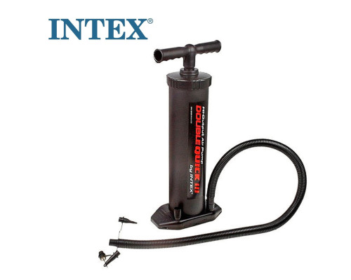 Ручний насос Intex 48 см + 4 насадки (68615)