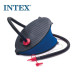 Ножний насос Intex 28 см + 3 насадки. Компактний насос для надувних виробів (69611)