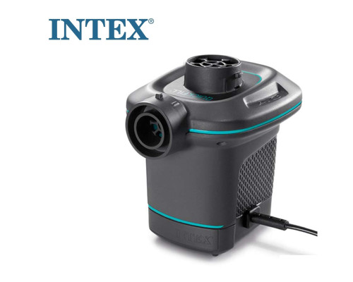 Електричний насос Intex 220V + 3 насадки. Елеткро насос для надувних виробів (66640)
