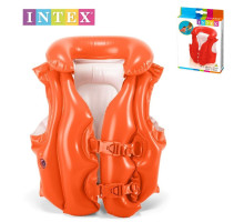 Дитячий рятувальний надувний Жилет Люкс Intex 58671NP. Розміром 50х47см, для дітей від 3 до 6 років