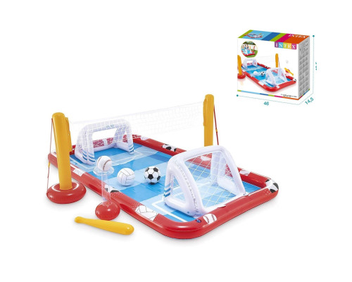 Дитячий ігровий центр Intex 57147. Надувний басейн від 3-х років. Розміром 325 х 267 х 102 см. На 470л