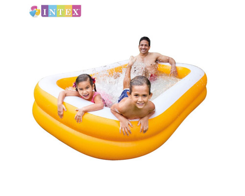 Надувний дитячий басейн Intex 57181 "Мандарин" 229x147x46см, 600л, від 3 років