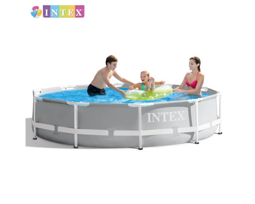 Круглий каркасний басейн Intex 26700 NP. Розміром 305x76см, об'єм 4485л, від 6 років