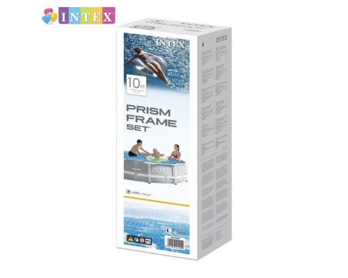 Круглий каркасний басейн Intex 26700 NP. Розміром 305x76см, об'єм 4485л, від 6 років