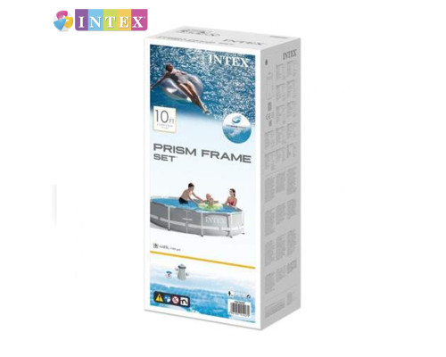 Круглий каркасний басейн Intex 26702 NP. Розміром 305x76см, об'єм 4485л, від 6 років