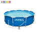 Круглий каркасний басейн Intex 28202 NP. Фільтр-насос у комплекті. Розміром 305x76см, об'єм 4485л, від 6 років
