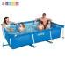 Прямокутний каркасний басейн Intex 28270 NP. Розміром 220x150x60см, об'єм 1662л, від 6 років