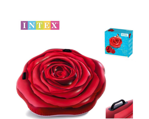 Надувний матрац "Троянда" Intex 58783. Розміром 137х132см, від 6 років