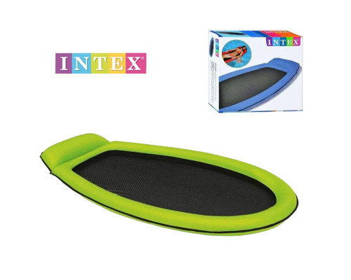 Надувний матрац Зелений Intex 58836. Розміром 178х94см